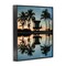 Stupell Industries Palm Tree Reflection Framed Giclee, design by Jared Kreiss